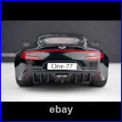 AUTOart 118 Scale Aston Martin ONE77 Black Alloy Diecast Car Model Collection