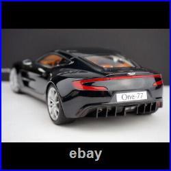 AUTOart 118 Scale Aston Martin ONE77 Black Alloy Diecast Car Model Collection