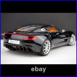 AUTOart 118 Scale Aston Martin ONE77 Black Alloy Diecast Car Model Collection