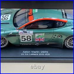 AUTOart 1/18 Aston Martin DBR9 24hrs LeMans 2005 #58 Enge Kox Lamy 80506