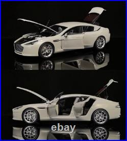 AUTOart 1/18 Aston Martin Rapide S 2015 Silver Diecast Car Model 70258