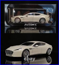 AUTOart 1/18 Aston Martin Rapide S 2015 Silver Diecast Car Model 70258