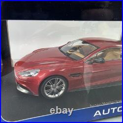 AUTOart 1/18 Aston Martin Vanquish Volcano Red Diecast Model Car 70249 NEW