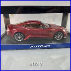 AUTOart 1/18 Aston Martin Vanquish Volcano Red Diecast Model Car 70249 NEW