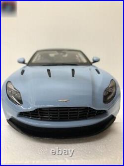AUTOart 1/18 Scale Aston Martin DB11 Model Car Light Blue with Original Box Used