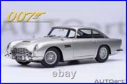AUTOart 1/18 Scale Aston Martin DB5 007/Goldfinger Bond Car, Finished Model
