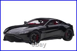 AUTOart 1/18 Scale Aston Martin Vantage 2019 Black/Carbon Black Roof Finished Mo AUTOart 1/18 Scale Aston Martin Vantage 2019 Black/Carbon Black Roof Finished Mo