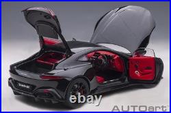 AUTOart 1/18 Scale Aston Martin Vantage 2019 Black/Carbon Black Roof Finished Mo AUTOart 1/18 Scale Aston Martin Vantage 2019 Black/Carbon Black Roof Finished Mo