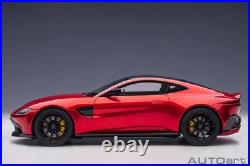 AUTOart 1/18 Scale Aston Martin Vantage 2019 Hyper Red/Carbon Black Roof Fi