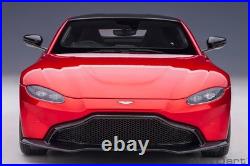 AUTOart 1/18 Scale Aston Martin Vantage 2019 Hyper Red/Carbon Black Roof Fi