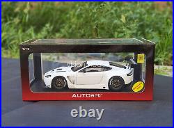 AUTOart 1/18 Scale Aston Martin Vantage V12 GT3 White Diecast