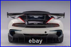 AUTOart 2019 Aston Martin Vulcan Stratus White with Blue & Red Stripes 118 70261