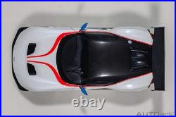AUTOart 2019 Aston Martin Vulcan Stratus White with Blue & Red Stripes 118 70261