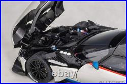 AUTOart 2019 Aston Martin Vulcan Stratus White with Blue & Red Stripes 118 70261