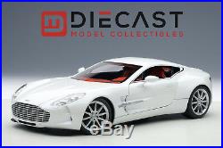 AUTOart 70244 Aston Martin One-77 (Morning Frost White) 118TH Scale