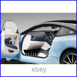 AUTOart 70268 ASTON MARTIN DB11 1/18 MODEL CAR Q FROSTED GLASS BLUE