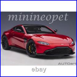 AUTOart 70277 2019 ASTON MARTIN VANTAGE 1/18 CARBON BLACK ROOF HYPER RED