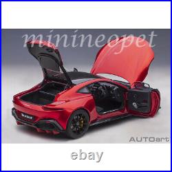 AUTOart 70277 2019 ASTON MARTIN VANTAGE 1/18 CARBON BLACK ROOF HYPER RED