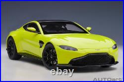 AUTOart 70279 Aston Martin Vantage 2019 (lime essence) composite model/full ope