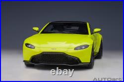 AUTOart 70279 Aston Martin Vantage 2019 (lime essence) composite model/full ope