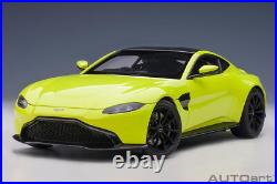 AUTOart 70279 Aston Martin Vantage 2019 (lime essence) composite model/full ope