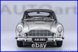AUTOart ASTON MARTIN DB5 1/18 MODEL CAR BIRCH SILVER 70287 from Japan