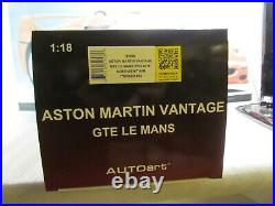 AUTOart ASTON MARTIN VANTAGE GTE LE MANS #95 1/18 SCALE MODEL CAR 81808
