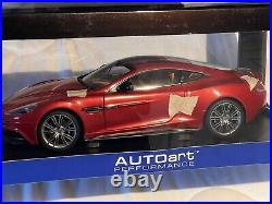 AUTOart Aston Martin Vanquish Volcano Red 70249 1/18