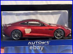 AUTOart Aston Martin Vanquish Volcano Red 70249 1/18