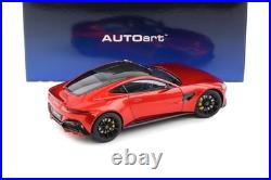 AUTOart Aston Martin Vantage 2019 Hyper Red 118 Model Car 70277