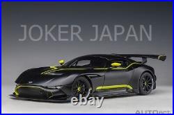 AUTOart Aston Martin Vulcan (Matte Black / Lime Green Stripe) 70262 1/18 JDM