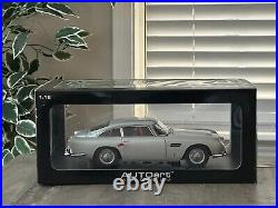 AUTOart Millenium Aston Martin DB5 1964 Silver 118 Scale Model # 70211 AUTOart Millenium Aston Martin DB5 1964 Silver 118 Scale Model # 70211