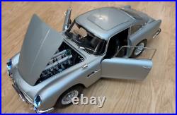 Agora Models NTTD Aston Martin DB5 1/8 Scale FULLY BUILT Model With DISPLAY CASE Agora Models NTTD Aston Martin DB5 1/8 Scale FULLY BUILT Model With DISPLAY CASE