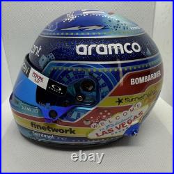 Aston Martin 1/2 Scale Helmet F1 F. Alonso 2023 Las Vegas GP BELL New Aston Martin 1/2 Scale Helmet F1 F. Alonso 2023 Las Vegas GP BELL New