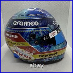 Aston Martin 1/2 Scale Helmet F1 F. Alonso 2023 Las Vegas GP BELL New Aston Martin 1/2 Scale Helmet F1 F. Alonso 2023 Las Vegas GP BELL New