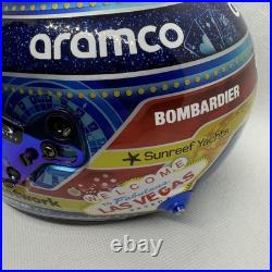 Aston Martin 1/2 Scale Helmet F1 F. Alonso 2023 Las Vegas GP BELL New Aston Martin 1/2 Scale Helmet F1 F. Alonso 2023 Las Vegas GP BELL New