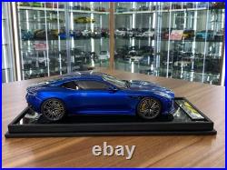 Aston Martin DB12 Coupe MotorHelix Ion Blue Limited 99 Pcs 1/18 Resin Aston Martin DB12 Coupe MotorHelix Ion Blue Limited 99 Pcs 1/18 Resin