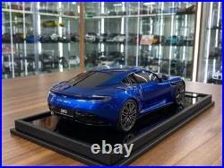 Aston Martin DB12 Coupe MotorHelix Ion Blue Limited 99 Pcs 1/18 Resin Aston Martin DB12 Coupe MotorHelix Ion Blue Limited 99 Pcs 1/18 Resin