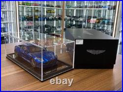 Aston Martin DB12 Coupe MotorHelix Ion Blue Limited 99 Pcs 1/18 Resin Aston Martin DB12 Coupe MotorHelix Ion Blue Limited 99 Pcs 1/18 Resin