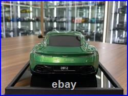 Aston Martin DB12 Coupe MotorHelix Iridescent Emerald Ltd. 199pc 1/18 Resin