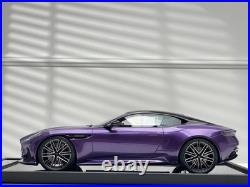 Aston Martin DB12 Coupe (Purple) Motorhelix 1/18 scale