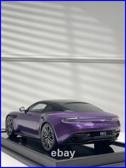 Aston Martin DB12 Coupe (Purple) Motorhelix 1/18 scale