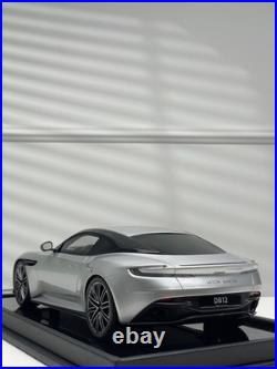 Aston Martin DB12 Coupe (Silver) Motorhelix 1/18 scale