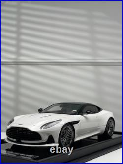 Aston Martin DB12 Coupe (White) Motorhelix 1/18 scale