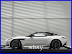Aston Martin DB12 Coupe (White) Motorhelix 1/18 scale