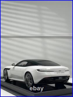 Aston Martin DB12 Coupe (White) Motorhelix 1/18 scale