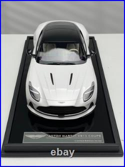 Aston Martin DB12 Coupe (White) Motorhelix 1/18 scale