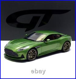 Aston Martin DB12 Vantage Coupe 2023 Green / Silver-Gray 118 GT466 GT-Spirit