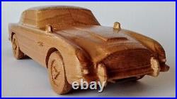 Aston Martin DB5 115 Wood Scale Model Car Vehicle Collectible Replica Oldtimer