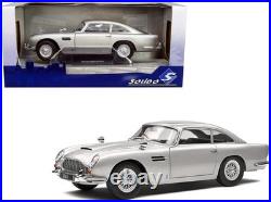 Aston Martin DB5 1964 Silver Birch Solido 1/18 Scale Diecast S1807101 10 in